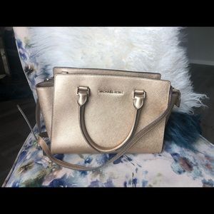 Gold Michael Kors Bag